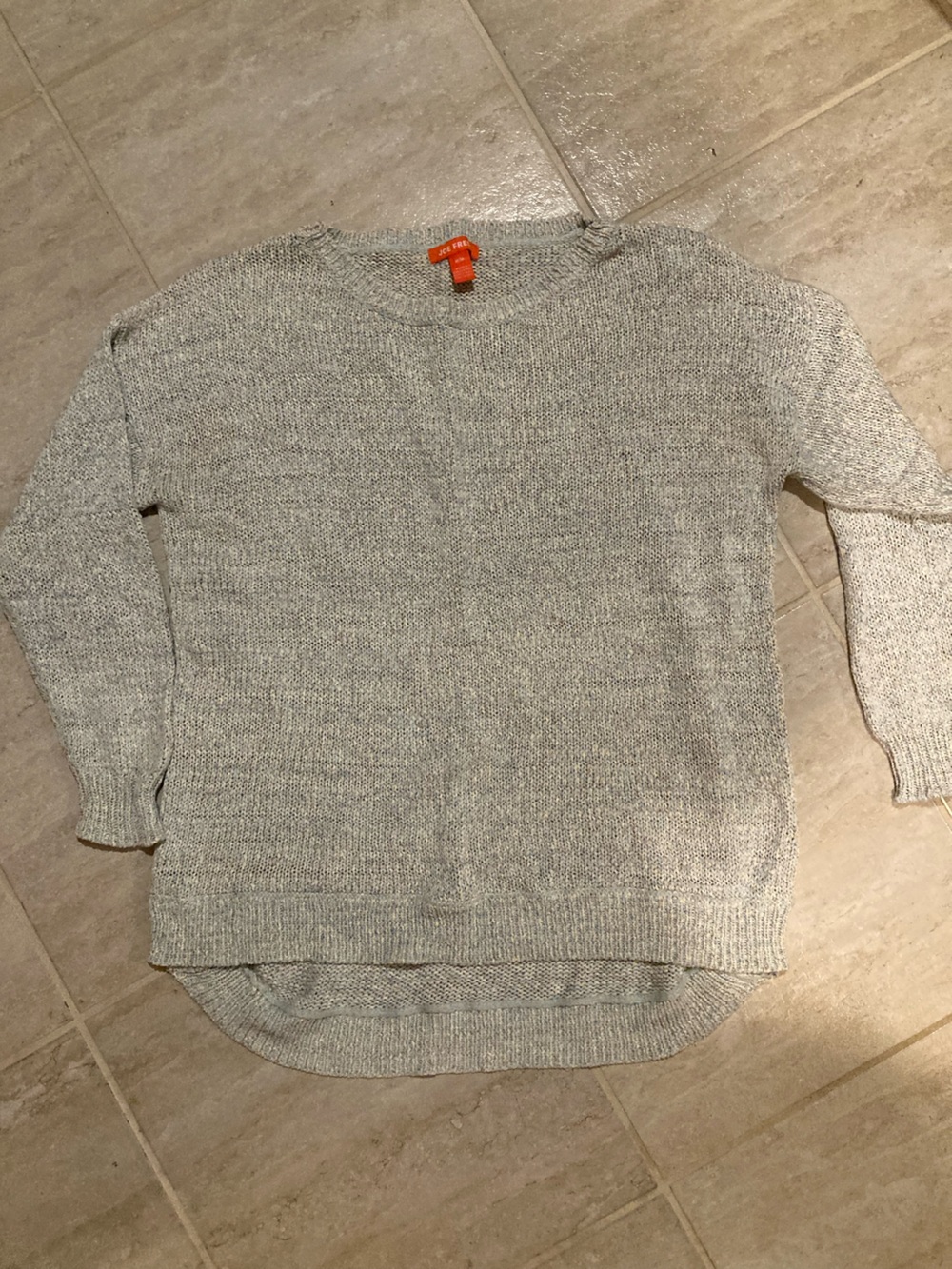 Joe Fresh Women's Crewneck Sweater in Light Gray